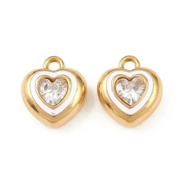 304 Stainless Steel Enamel Pendants