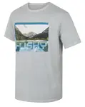 Husky Tee Lake M XXXL, light grey Pánské bavlněné triko