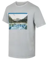 Husky Tee Lake M XXXL, light grey Pánské bavlněné triko
