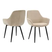 Livetastic SADA ŽIDLÍ S PODRUČKAMI 2 kusy