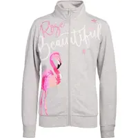 Lewro TENA Dívčí celorozepínací mikina, šedá, velikost 164-170