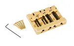 Fender HiMass Bass Bridge Zinc Saddles Gold