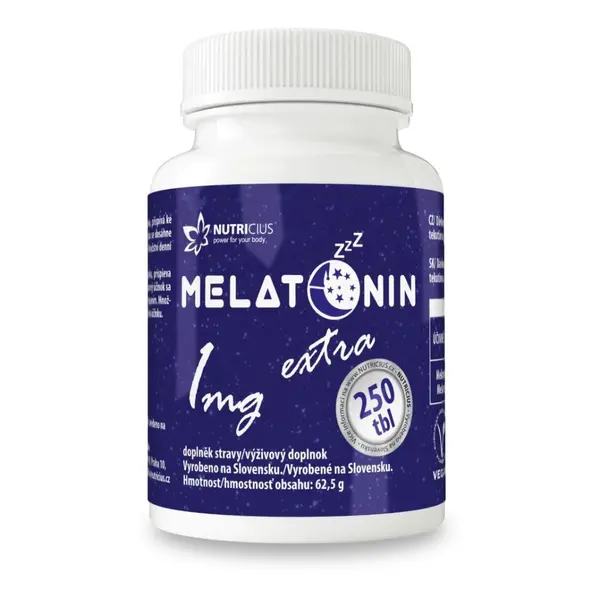 Nutricius Melatonin 1 mg extra 250 tablet