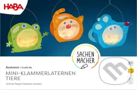 Kreatívna sada Lampáš so sponkou Zvieratká