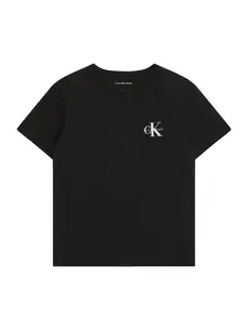 Calvin Klein Jeans Tričko  čierna / biela