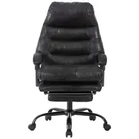 MID.YOU KANCELÁŘSKÉ KŘESLO, mikrovlákno, černá