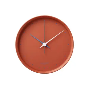 Nástěnné hodiny Henning Koppel 22cm, matná červená - Georg Jensen
