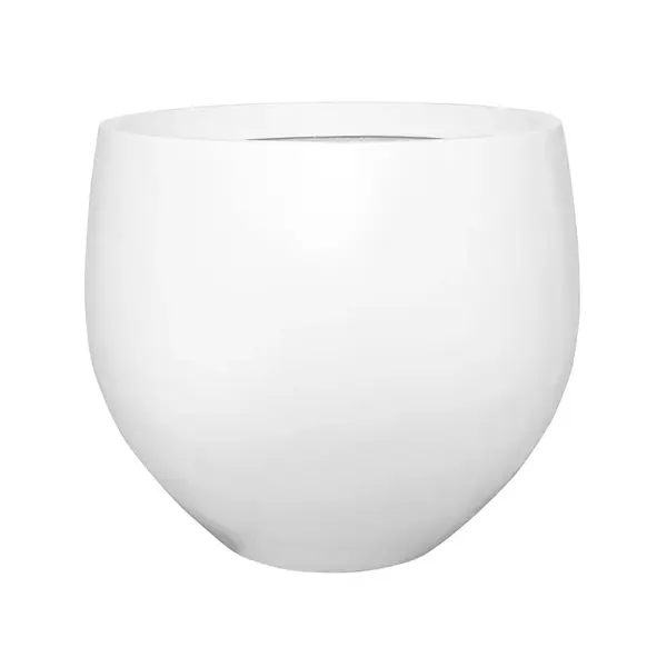 Květináč Jumbo Orb, barva matná bílá, více velikostí - PotteryPots Velikost: S - v. 73 cm, ⌀ 87 cm