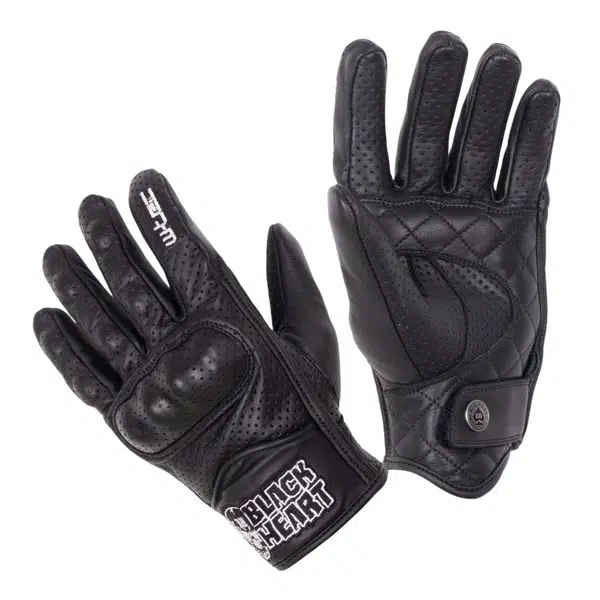 Kožené moto rukavice W-TEC Black Heart Rookah černá 3XL