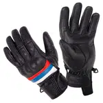 Letní kožené moto rukavice W-TEC Laudero černá 3XL