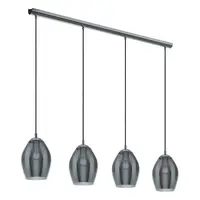 Závesné osvetlenie Eglo ESTANYS čierna 39566