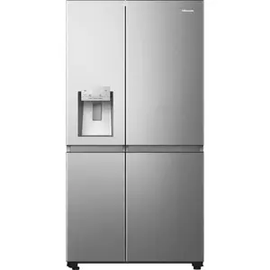 Chladnička Hisense strieborná RS818N4TIC