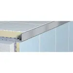 Lišta ukončovací "L" Havos kartáčovaný, nerez, dĺžka 300 cm, výška hrany 8 mm, NRZK8300