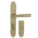 Kľučka Naturel ALT Wiena Natural mosadz nelakovaná kľučka/kľučka rozteč 90 mm WC WIENNATKLKLWC90