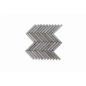 Mozaika Mosavit Arrows negro 24x29 cm mat ARROWSNE