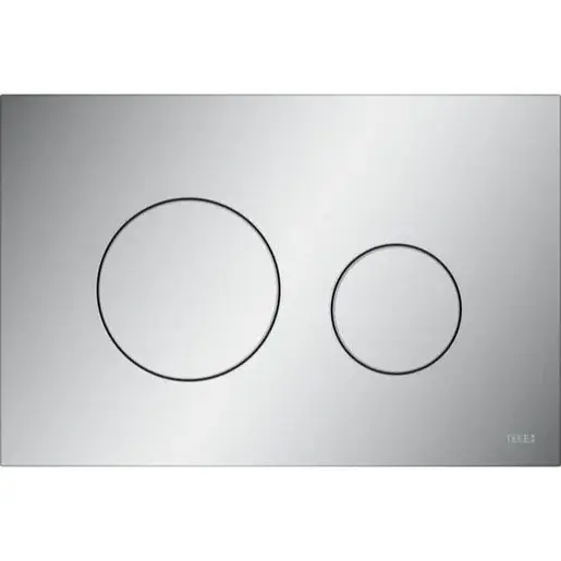 TECEloop plastové ovládací tlačítko, dvojčinné, matný chrom 9 240 922