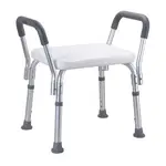 Stolička Bemeta s područkamibiela / chróm 353125103