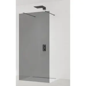 Sprchová zástena Walk-in 90 cm SAT vo farbe profilu Gun metal SATBWI90KSZAVGM
