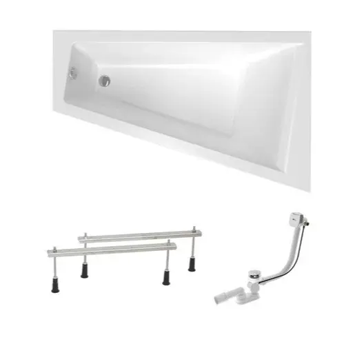 Asymetrická vaňa Laguna Idea Plus 160x100 cm akrylát pravá SIKOID1600PAPN