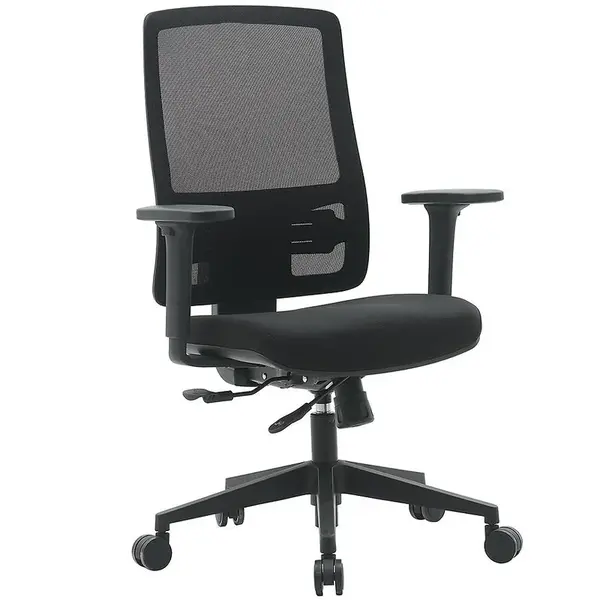 Otáčecí křeslo Popstar Mesh Lux černá