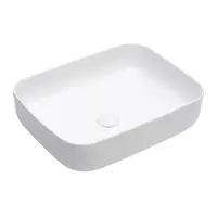 Umývadlo na dosku SAT Infinitio 50x39 cm mat bez otvoru pre batériu SATINF5039M