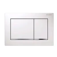 Geberit Omega30 ovládacie tlačidlo plast biele lesklé 115.080.KJ.1