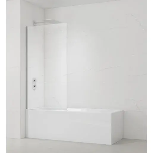 Vanová zástěna SAT 150x80 cm chrom SIKOVZPEV150