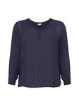 KAFFE CURVE Blúzka 'KCami'  tmavomodrá