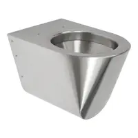 Wc závesné Sanela nerez mat zadný odpad 94040