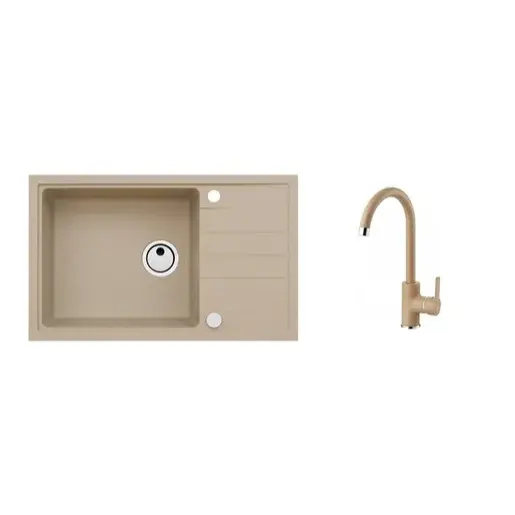 Set drezu a batérie Alveus Intermezzo 130 + Tonia / 55 beige SETA025