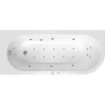 Masážna vaňa SIKO Rajka 170x72,5 cm MEDIUM akrylát ľavá SIKOHMMRAJ170L