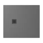 Polysan Treneca sprchová vanička obdĺžniková 100x90 cm liaty mramor šedá 84306.31