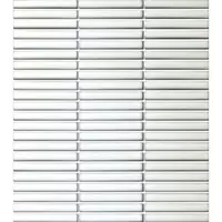 Keramická mozaika Premium Mosaic Kit Kat snow 28x31 cm lesk MOSKK3SNL