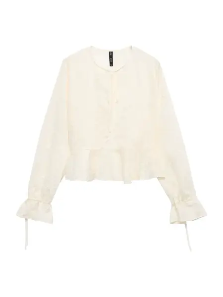 MANGO Blúzka 'Vivienne'  krémová