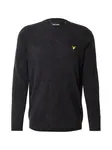Lyle & Scott Sveter  čierna melírovaná