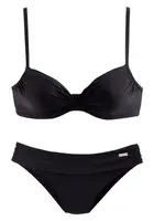LASCANA Bikiny  čierna