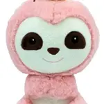 Babyono Plyšová hračka Tulilo Lenochod Olík, 23 cm - růžový