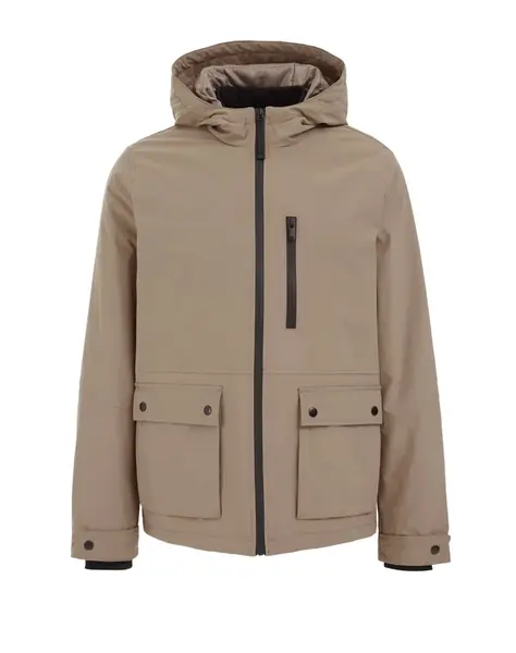 WE Fashion Prechodná bunda  tmavošedá