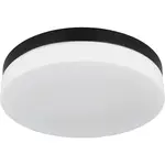 GLOBO Vonkajšie svietidlo VRANOS čierna/opálová E27 60 W pr. 300 x 65 mm