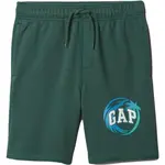 GAP FRAN LOGO FASH Chlapecké kraťasy, tmavě zelená, velikost