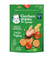 Gerber Junior Veggie Krekry rajčatové 12m+ 100 g