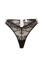 GUESS Tangá  čierna / biela