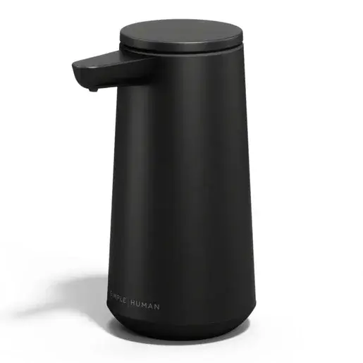 Simplehuman bezdotykový dávkovač penového mydla – 296 ml matná čierna oceľ dobíjací ST1094