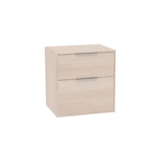 Roca Optica kúpeľňová skrinka bez umývadla 58,5x56,5x45,5 cm svetlý dub OPTDESK602ZJ