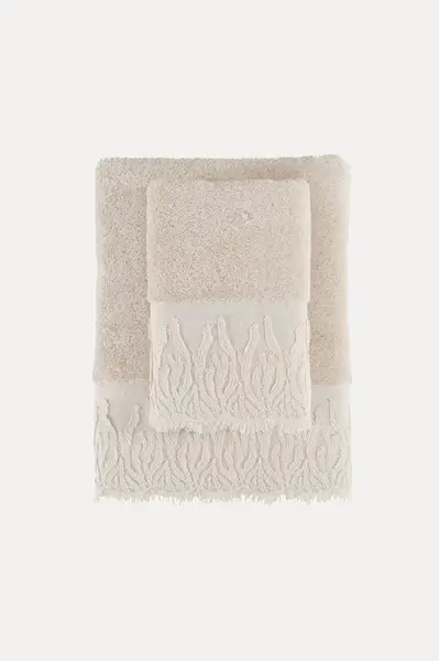 Ručník MAYA 50x100 cm Světle béžová