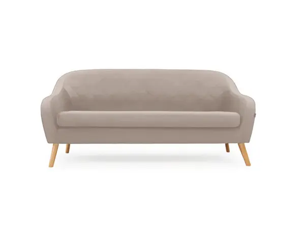 Béžová 3miestna pohovka CORANTI VELVET