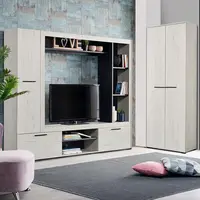 Obývací Stěna Lorca bílá dub/černá 11014772