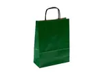300 ks - Papírová taška zelená 180x80x240mm