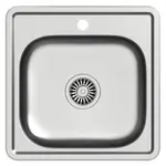 Dřez Joe 110 480x480x180 satén + sifon