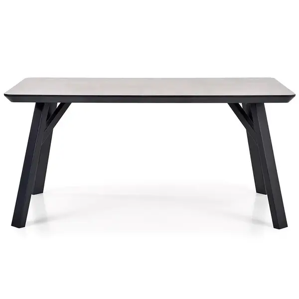 Stùl Halifax 160 Mdf/Ocel – Beton/Černá